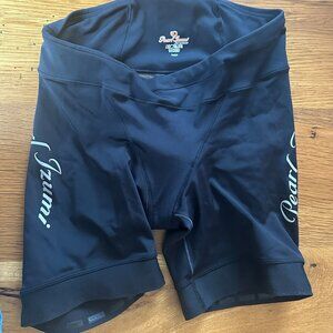 Pearl Izumi Women’s Large Elite Padded Cycling Shorts Bike Riding Black